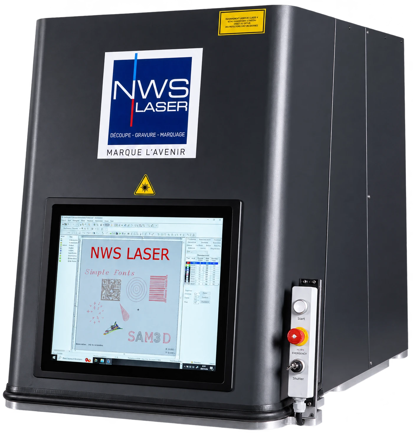 IK-BOX, station de marquage et de gravure laser