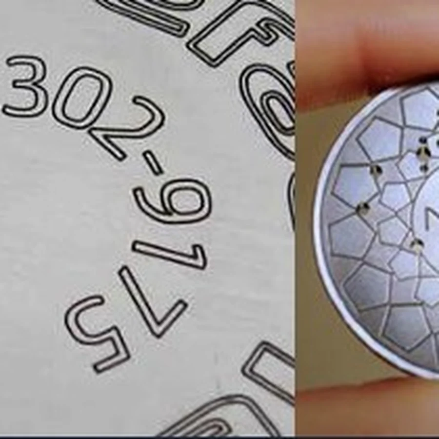 Numéros de série et médaille NWS Laser marqués au laser