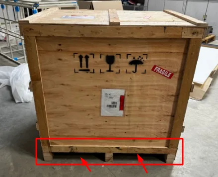 4.2. TRANSPORT, DEBALLAGE ET INSTALLATION DE LA MACHINE IK-BOX
